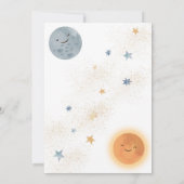 Premier Voyage Autour De La Carte de remerciements (Dos)