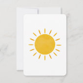 Premier Voyage Autour Du Carte de remerciements So (Dos)