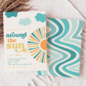 Premier Voyage Autour Du Soleil Invitation Anniver