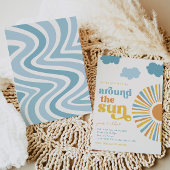 Premier Voyage Autour Du Soleil Invitation Anniver