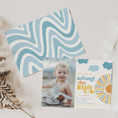 Premier Voyage Autour Du Soleil Invitation Anniver