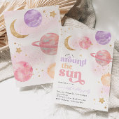 Premier Voyage Autour Du Soleil Invitation | Espac