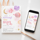 Premier Voyage Autour Du Soleil Invitation | Espac