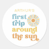 Premier voyage autour du sticker solaire (Devant)