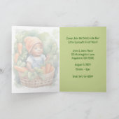 Première année de Little Sprout - Invitation d'ann (Intérieur)