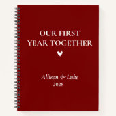 Première année Ensemble Keepsaké Journal pour les  (Devant)