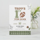 Première année | Invitation d'anniversaire de foot (Debout devant)