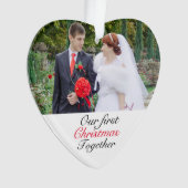 Première année photo Mariage de Noël de couple ou (devant)