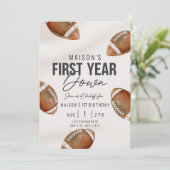 Première année réussie | Invitation d'anniversaire (Debout devant)