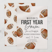Première année réussie | Invitation d'anniversaire (Devant / Derrière)