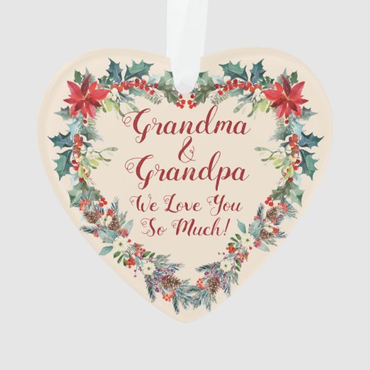 Première aquarelle rustique de Noël du bébé (dos)