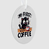 Première aventure de café noir (devant)
