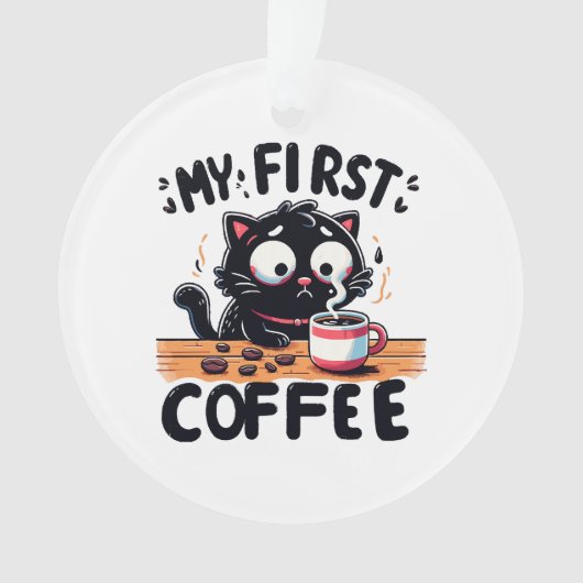 Première aventure de café noir (devant)