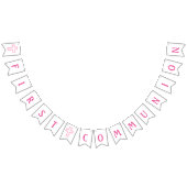 Première bannière de communion de croix rose (Tout)