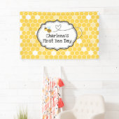 Première bannière de contexte d'anniversaire de (En situation)