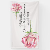 Première bannière de sainte communion d'aquarelle (Vertical)