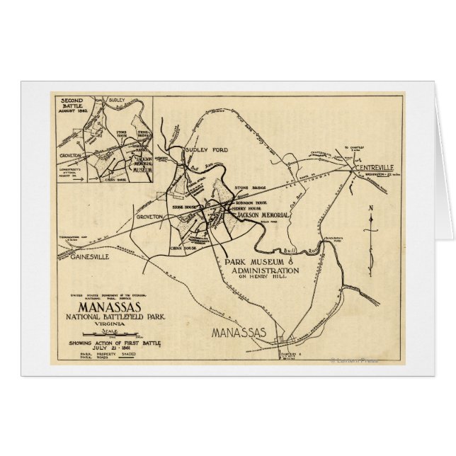 Première bataille de Bull Run - Guerre civile Pano (Devant horizontal)