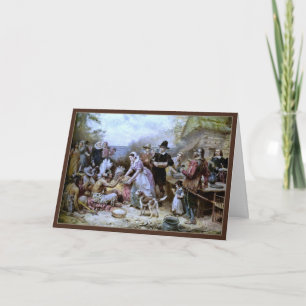 Première carte d'action de grâces de Ferris-Thanks