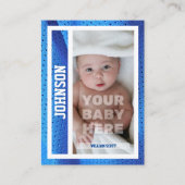 Première carte de baseball de bébé Faire-part de n (Devant)