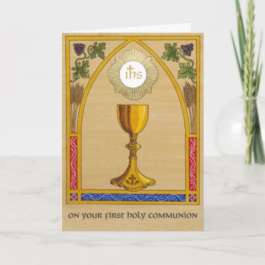 Première carte de communion (Devant)