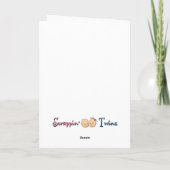 Première carte de Noël de jumeaux (Dos)