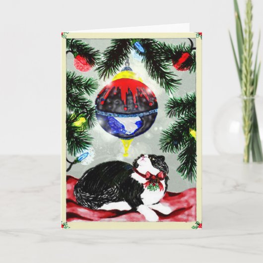 Première carte de Noël de Pounce (Devant)