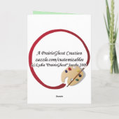 Première carte de Noël du bébé (Dos)