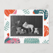 Première carte de Noël du bébé (Devant)