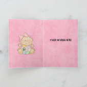 Première carte de Pâques pour bébé (Intérieur)