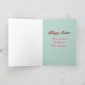 Première carte de Pâques pour bébé avec photo (Intérieur)