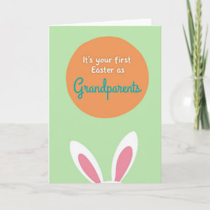 Première carte de Pâques pour grands-parents
