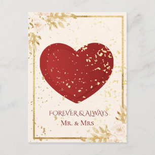 Première carte de Saint-Valentin pour Monsieur et