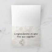 Première carte de sépia d'anniversaire (Intérieur)