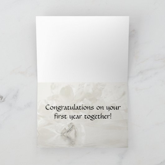 Première carte de sépia d'anniversaire (Intérieur)