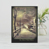 Première carte de vacances de neige (Debout devant)