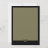 Première carte de vacances de neige (Dos)