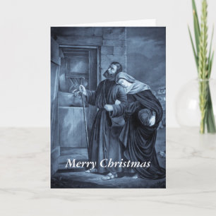 Première carte de vœux de la veille de Noël