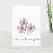 Première carte de voeux de Pâques pour bébé (Dos)