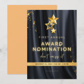 Première carte d'invitation au prix annuel modifia (Devant / Derrière)