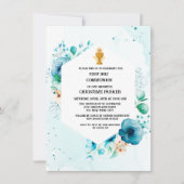 Première carte d'invitation de communion catholiqu (Devant)