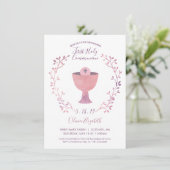 Première carte d'invitation de la Sainte Communion (Debout devant)