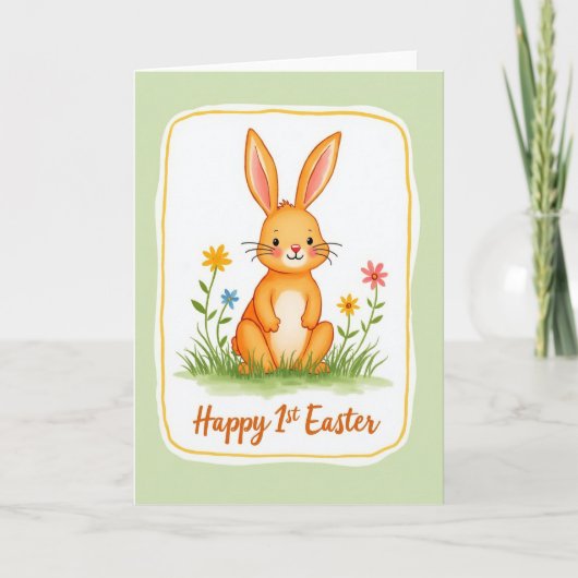 Première carte lapin de jalon (Devant)