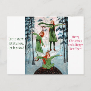 Première carte postale de Noël de Fairyphoria de