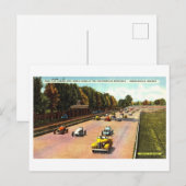 Première carte postale Vintage Indy 500 (Devant / Derrière)