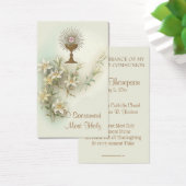 PREMIÈRE CARTE SAINTE COMMUNION EUCHARIST PRAYER (Bureau)