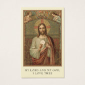 PREMIÈRE CARTE SAINTE COMMUNION JESUS ANGELS CARTE (Devant)