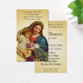 PREMIÈRE CARTE SAINTE COMMUNION PRIÈRE VINTAGE CAR (Bureau)