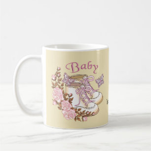 Première Chaussures Bébé Fille Mug