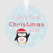 Première Christmas Baby Girl Snowman Custom (dos)