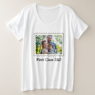 PREMIÈRE CLASSE DAD Best Papa photo horizontale pe